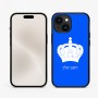 כיסוי בעיצוב אישי עם השם שלך לדגם - Apple iPhone 15 בעיצוב כתר מלכותי