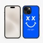 כיסוי בעיצוב אישי עם השם שלך לדגם - Apple iPhone 15 בעיצוב סמיילי
