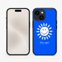 כיסוי בעיצוב אישי עם השם שלך לדגם - Apple iPhone 15 בעיצוב שמש