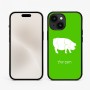 כיסוי בעיצוב אישי עם השם שלך לדגם - Apple iPhone 15 בעיצוב חזיר