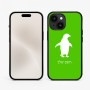 כיסוי בעיצוב אישי עם השם שלך לדגם - Apple iPhone 15 בעיצוב פינגווין