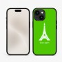 כיסוי בעיצוב אישי עם השם שלך לדגם - Apple iPhone 15 בעיצוב מגדל אייפל