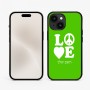 כיסוי בעיצוב אישי עם השם שלך לדגם - Apple iPhone 15 בעיצוב אהבה