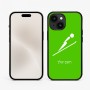 כיסוי בעיצוב אישי עם השם שלך לדגם - Apple iPhone 15 בעיצוב קפיצת סקי אולימפית