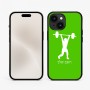 כיסוי בעיצוב אישי עם השם שלך לדגם - Apple iPhone 15 בעיצוב הרמת משקולות