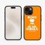 כיסוי בעיצוב אישי עם השם שלך לדגם - Apple iPhone 15 בעיצוב מלך הגריל