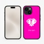 כיסוי בעיצוב אישי עם השם שלך לדגם - Apple iPhone 15 בעיצוב ראש פיל