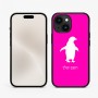 כיסוי בעיצוב אישי עם השם שלך לדגם - Apple iPhone 15 בעיצוב פינגווין