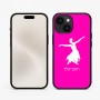 כיסוי בעיצוב אישי עם השם שלך לדגם - Apple iPhone 15 בעיצוב בלרינה