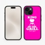 כיסוי בעיצוב אישי עם השם שלך לדגם - Apple iPhone 15 בעיצוב מלך הגריל