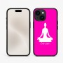 כיסוי בעיצוב אישי עם השם שלך לדגם - Apple iPhone 15 בעיצוב אימון יוגה