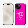 כיסוי בעיצוב אישי עם השם שלך לדגם - Apple iPhone 15 בעיצוב מחזמר אנג'ל 2