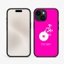 כיסוי בעיצוב אישי עם השם שלך לדגם - Apple iPhone 15 בעיצוב תקליטור - אזור מוזיקה