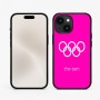 כיסוי בעיצוב אישי עם השם שלך לדגם - Apple iPhone 15 בעיצוב אולימפי