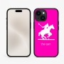 כיסוי בעיצוב אישי עם השם שלך לדגם - Apple iPhone 15 בעיצוב שחקן פולו - סוס