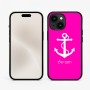 כיסוי בעיצוב אישי עם השם שלך לדגם - Apple iPhone 15 בעיצוב לעגן