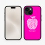 כיסוי בעיצוב אישי עם השם שלך לדגם - Apple iPhone 15 בעיצוב הדפס תפוח