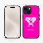 כיסוי בעיצוב אישי עם השם שלך לדגם - Apple iPhone 15 בעיצוב פרחי קרן