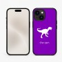 כיסוי בעיצוב אישי עם השם שלך לדגם - Apple iPhone 15 בעיצוב דינוזאור