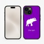 כיסוי בעיצוב אישי עם השם שלך לדגם - Apple iPhone 15 בעיצוב פיל