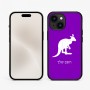 כיסוי בעיצוב אישי עם השם שלך לדגם - Apple iPhone 15 בעיצוב קנגורו