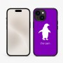 כיסוי בעיצוב אישי עם השם שלך לדגם - Apple iPhone 15 בעיצוב פינגווין