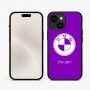 כיסוי בעיצוב אישי עם השם שלך לדגם - Apple iPhone 15 בעיצוב ב.מ.וו