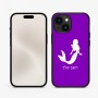 כיסוי בעיצוב אישי עם השם שלך לדגם - Apple iPhone 15 בעיצוב בתולת ים - אישה