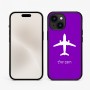 כיסוי בעיצוב אישי עם השם שלך לדגם - Apple iPhone 15 בעיצוב טייס - טייס