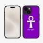 כיסוי בעיצוב אישי עם השם שלך לדגם - Apple iPhone 15 בעיצוב אנק - מפתח החיים המצרי