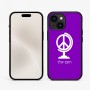 כיסוי בעיצוב אישי עם השם שלך לדגם - Apple iPhone 15 בעיצוב גלובוסי שלום