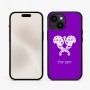 כיסוי בעיצוב אישי עם השם שלך לדגם - Apple iPhone 15 בעיצוב פרחי קרן