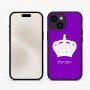 כיסוי בעיצוב אישי עם השם שלך לדגם - Apple iPhone 15 בעיצוב כתר מלכותי