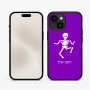 כיסוי בעיצוב אישי עם השם שלך לדגם - Apple iPhone 15 בעיצוב סקלטון
