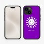 כיסוי בעיצוב אישי עם השם שלך לדגם - Apple iPhone 15 בעיצוב שמש