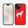 כיסוי בעיצוב אישי עם השם שלך לדגם - Apple iPhone 15 בעיצוב סוס