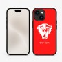 כיסוי בעיצוב אישי עם השם שלך לדגם - Apple iPhone 15 בעיצוב פני פנטרה