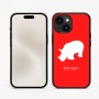 כיסוי בעיצוב אישי עם השם שלך לדגם - Apple iPhone 15 בעיצוב קרנף