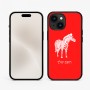 כיסוי בעיצוב אישי עם השם שלך לדגם - Apple iPhone 15 בעיצוב זברה