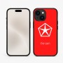 כיסוי בעיצוב אישי עם השם שלך לדגם - Apple iPhone 15 בעיצוב קרייזלר