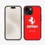 כיסוי בעיצוב אישי עם השם שלך לדגם - Apple iPhone 15 בעיצוב פרארי