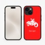 כיסוי בעיצוב אישי עם השם שלך לדגם - Apple iPhone 15 בעיצוב הארלי-דיווידסון