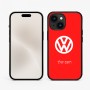 כיסוי בעיצוב אישי עם השם שלך לדגם - Apple iPhone 15 בעיצוב פולקסווגן