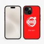 כיסוי בעיצוב אישי עם השם שלך לדגם - Apple iPhone 15 בעיצוב וולוו