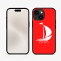 כיסוי בעיצוב אישי עם השם שלך לדגם - Apple iPhone 15 בעיצוב סירה
