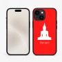 כיסוי בעיצוב אישי עם השם שלך לדגם - Apple iPhone 15 בעיצוב בודה