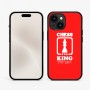 כיסוי בעיצוב אישי עם השם שלך לדגם - Apple iPhone 15 בעיצוב שחמט