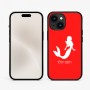 כיסוי בעיצוב אישי עם השם שלך לדגם - Apple iPhone 15 בעיצוב בתולת ים - אישה