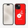 כיסוי בעיצוב אישי עם השם שלך לדגם - Apple iPhone 15 בעיצוב תקליטור - אזור מוזיקה