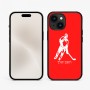 כיסוי בעיצוב אישי עם השם שלך לדגם - Apple iPhone 15 בעיצוב שחקן הוקי